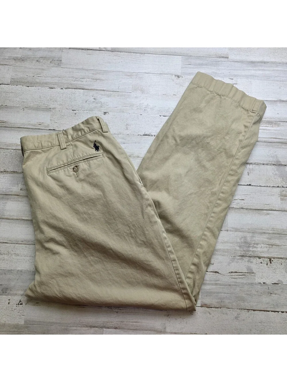 Polo Ralph Lauren Suffield Pant Men's Size 36X30 Khaki Casual Chino Cotton